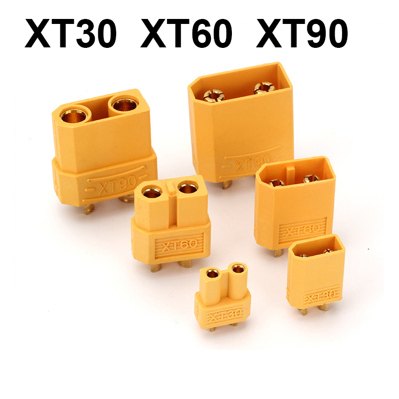 Drone Battery Connector - ドローン用コネクター,1/2/5/10個xt60 XT-60オスメスxt30 xt90