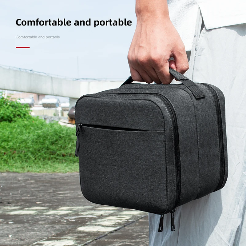 Drone Battery Bag - ポータブルケース二層収納スペースハンドバッグ DJI ゴーグル 2 バッテリー DJI