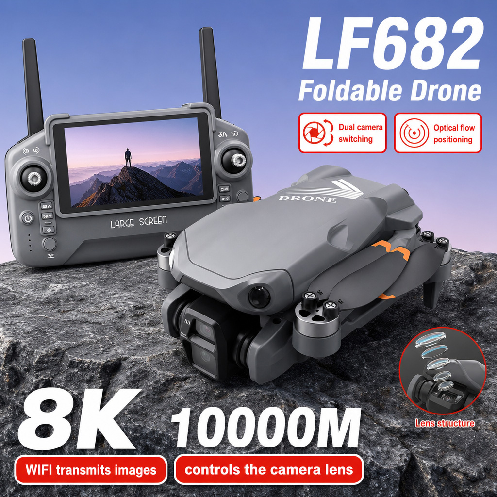 Dji Drone Mini 4 Pro - 空撮写真 LF682 ドローン 8K HD デュアルカメラ