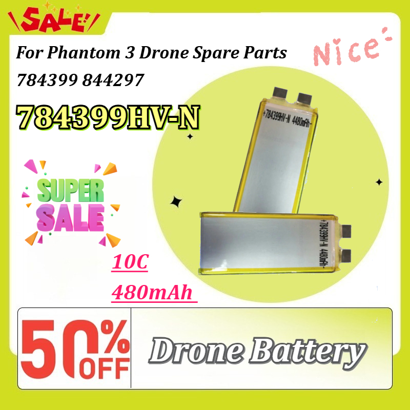 Drone Battery High Voltage - 新しい4480mAh 10C高率放電高電圧リポバッテリーセル 784399HV-N 784399 844297 Phantom