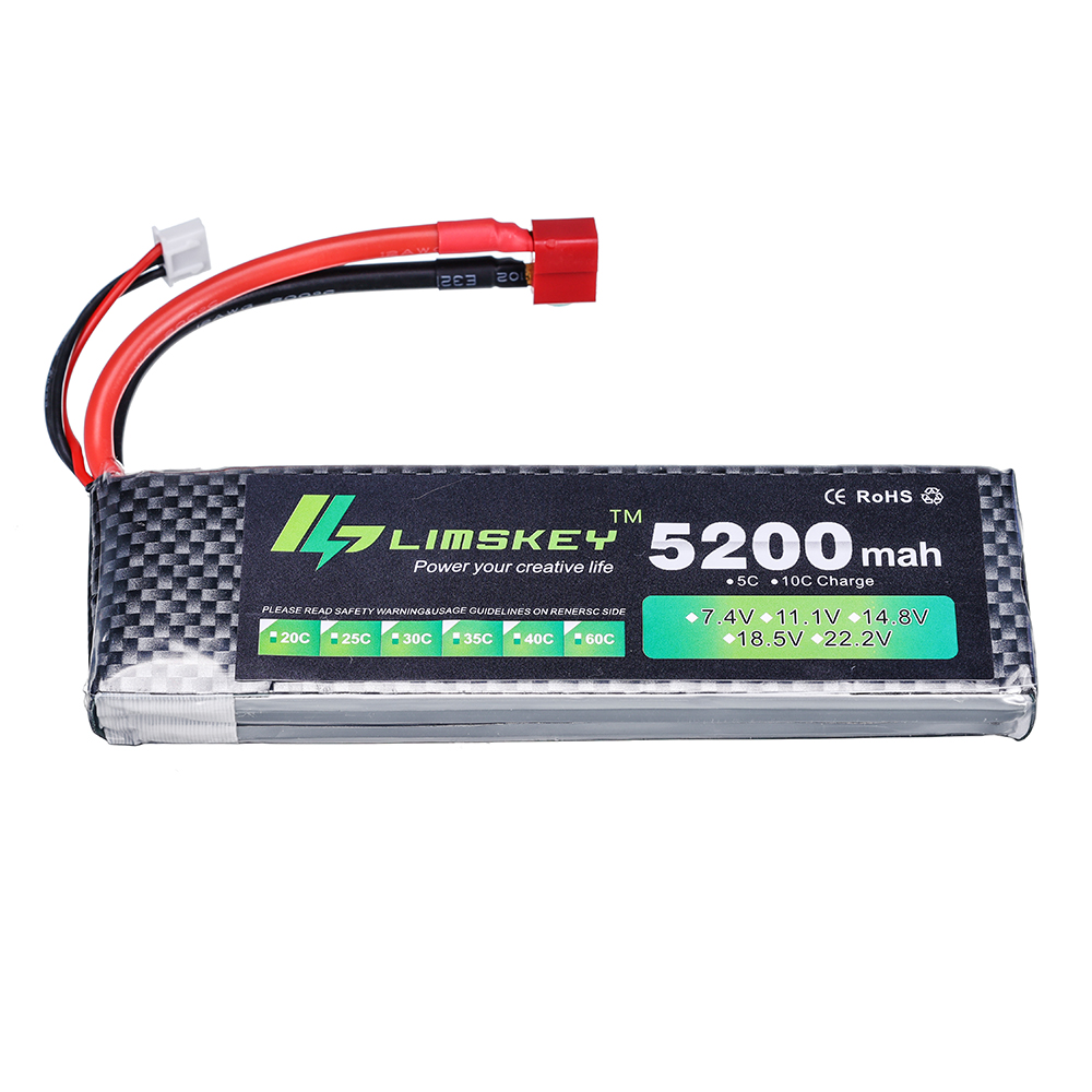リムスキーパワーバッテリー 7.4V 5200mAh バッテ - Drone Battery Lipo のレビューと価格