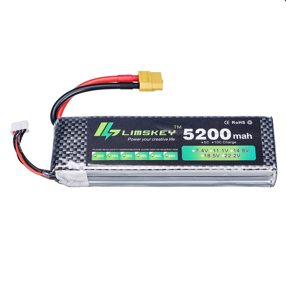 リムスキーパワーバッテリー 7.4V 5200mAh バッテ - Drone Battery Lipo のレビューと価格