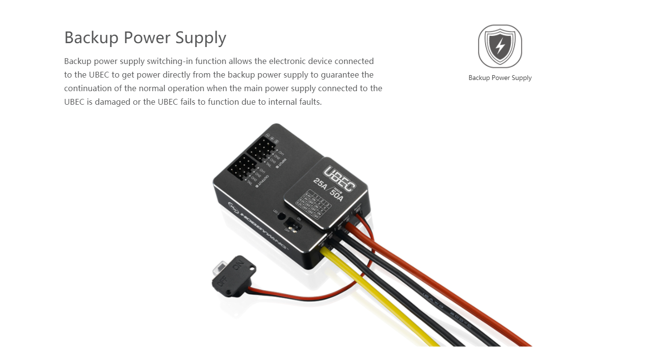 Hobbywing UBEC 25A 3-18S 10A 2 - Drone Battery High Voltage のレビューと価格