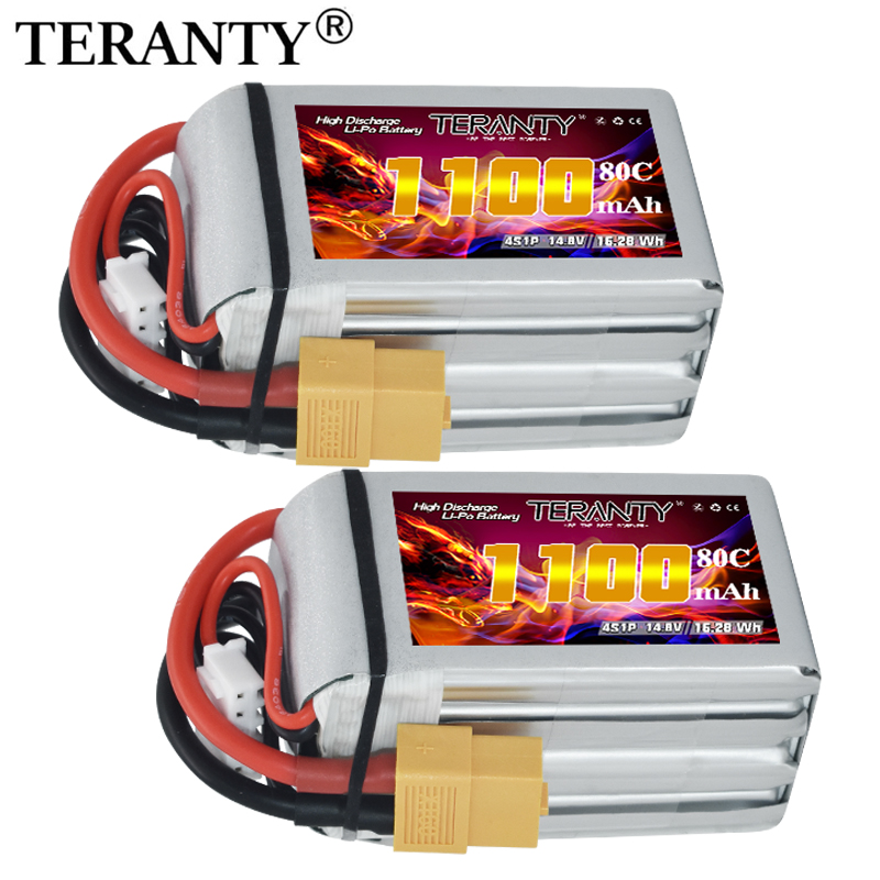 TERANTY 4S 1100mAh 80C/160C リポ - Drone Battery Lipo のレビューと価格