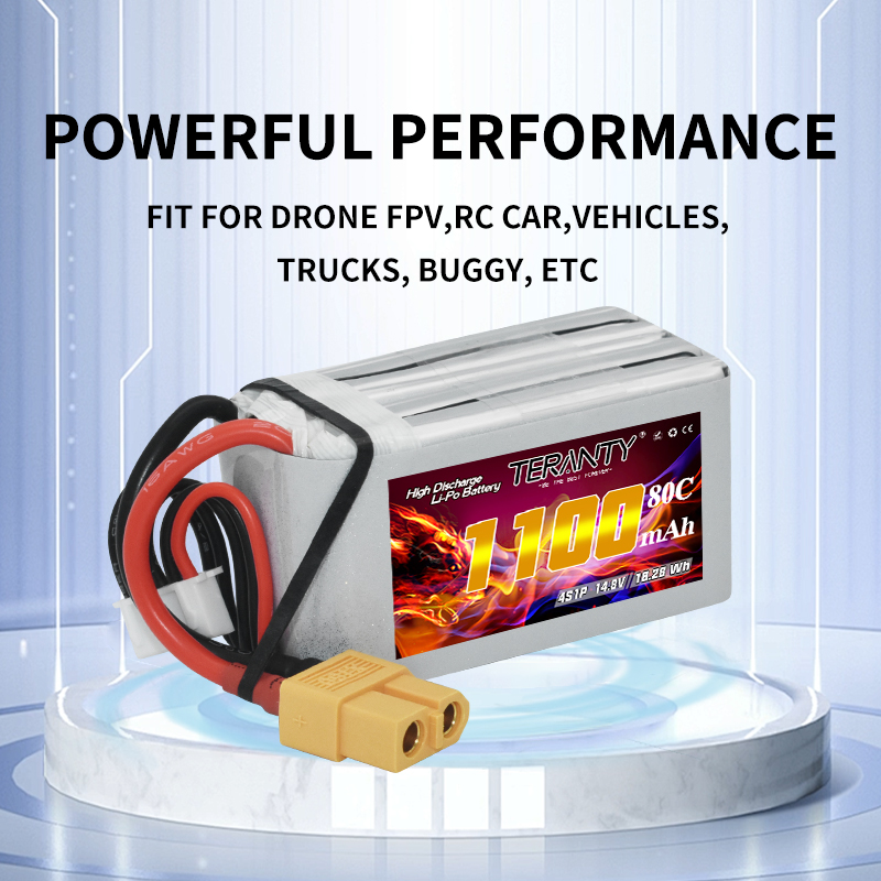 TERANTY 4S 1100mAh 80C/160C リポ - Drone Battery Lipo のレビューと価格