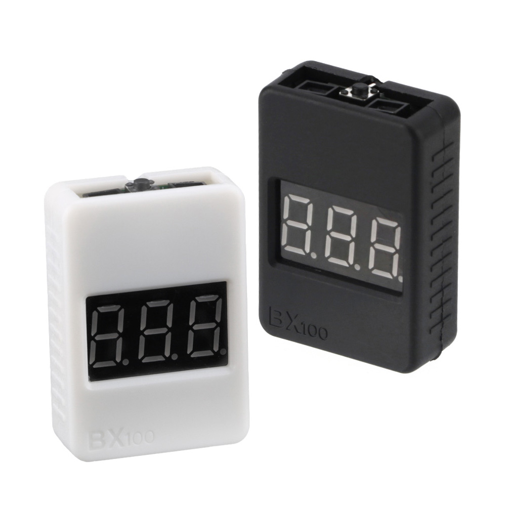 BX100 1-8S リポバッテリー電圧テスター 低電圧ブザ - Drone Battery Voltage Checker のレビューと価格