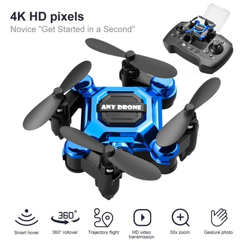 4K カメラ HD RC ドローン折りたたみリモコンミニクア - Drone Battery Smart のレビューと価格